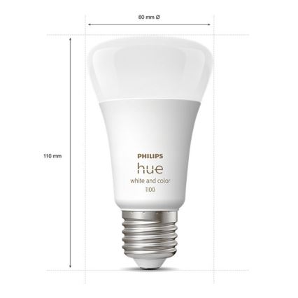 Kit básico Philips Hue WHITE AND COLOR AMBIANCE 3xE27/9W/230V 2000-6500K + Hue bridge