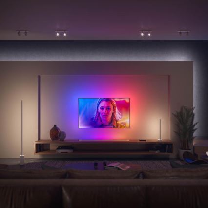 Kit básico - Tira LED RGBW regulable Philips Hue WHITE AND COLOR AMBIANCE LED/20W/230V 2 m