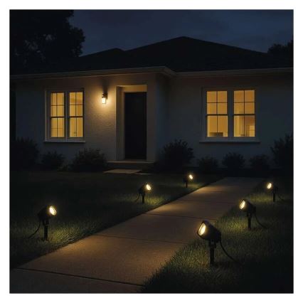 Lámpara exterior regulable LED RGBIC GoSmart - ampliación LED/1,5W/12V 3000-6500K IP65 Wi-Fi Tuya