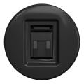 Kliklap - Enchufe de datos vintage sin marco negro