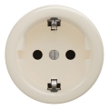 Kliklap - Enchufe doméstico retro sin marco SCHUKO 230V/16A beige