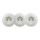 Kliklap - Enchufe triple retro de pared con marco, 230 V, cerámica blanca
