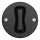Kliklap - Interruptor cruzado vintage sin marco no. 7 negro