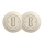 Kliklap - Interruptor doble unipolar de estilo retro con marco n.º 1, beige