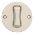 Kliklap - Interruptor retro unipolar sin marco n.º 1 beige