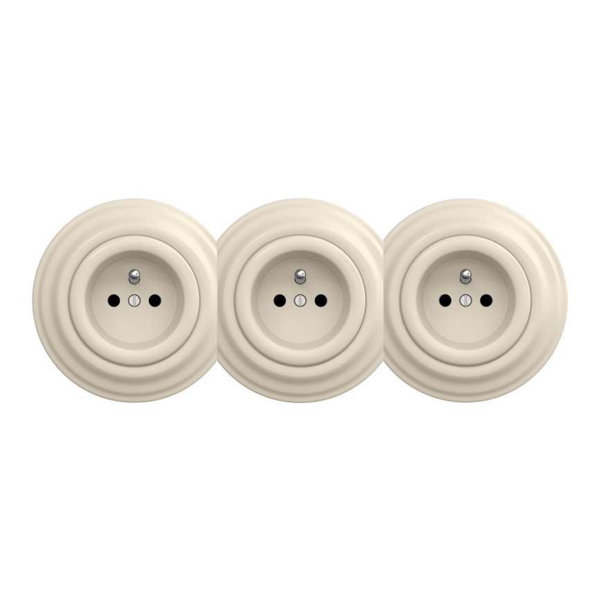 Kliklap - Marco retro central beige