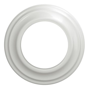 Kliklap - Marco retro sencillo de cerámica blanca