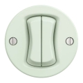 Kliklap - Pulsador doble retro sin marco en verde menta