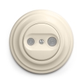 Kliklap - Roseta final para TV+R con marco, beige