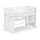 KLUPŚ - Cuna para bebé SAFARI 120x60 cm con conejito pino/blanco