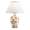 Kolarz 0094.70S - Lámpara de mesa DAMASCO 1xE27/60W/230V