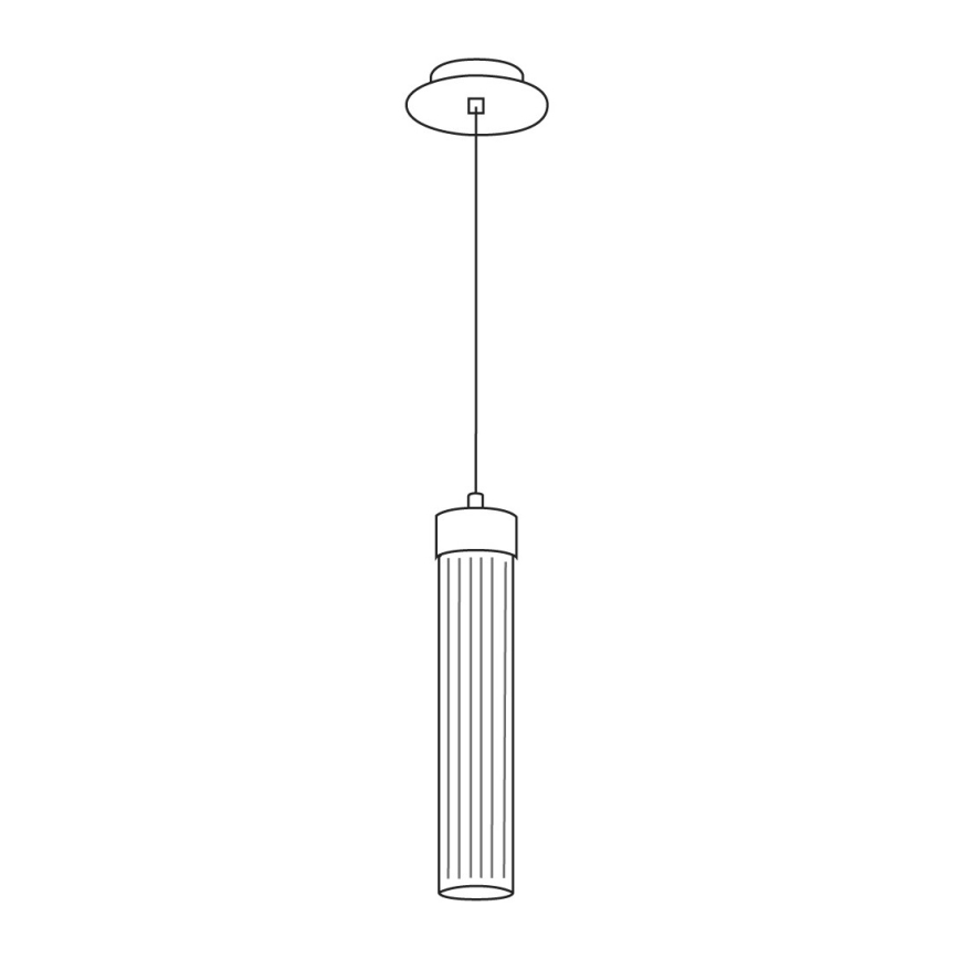 Kolarz 6009.30150 - Lámpara colgante de cable RAGGIO 1xE14/25W/230V plateado