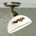 Kolarz 731.10.121 - Lámpara de techo NONNA 1xE27/75W/230V diá. 20 cm uvas/fresas
