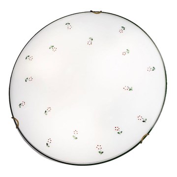 Kolarz 731.13.4.70 - Plafón NONNA 3xE27/60W/230V diá. 50 cm verde