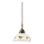 Kolarz 731.30.110 - Lámpara colgante con cable NONNA 1xE27/75W/230V Ø 20 cm color vino