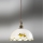Kolarz 731.30.116 - Lámpara colgante con cable NONNA 1xE27/75W/230V Ø 20 cm color limón