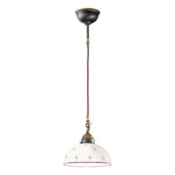 Kolarz 731.30.27 - Lámpara colgante NONNA 1xE27/75W/230V diá. 30 cm Verde