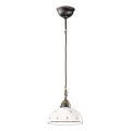 Kolarz 731.30.68 - Lámpara colgante NONNA 1xE27/75W/230V diá. 30 cm rojo