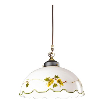 Kolarz 731.32.112 - Lámpara colgante con cable NONNA 1xE27/75W/230V Ø 36 cm vino
