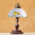 Kolarz 731.73.116 - Lámpara de mesa NONNA 1xE27/75W/230V con motivos de limones