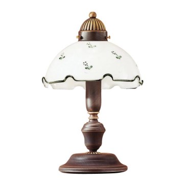Kolarz 731.73.21 - Lámpara de mesa NONNA 1xE27/75W/230V verde