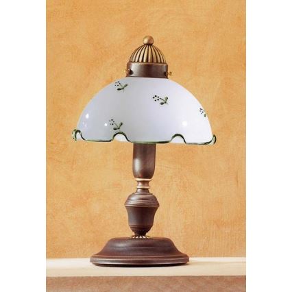 Kolarz 731.73.21 - Lámpara de mesa NONNA 1xE27/75W/230V verde
