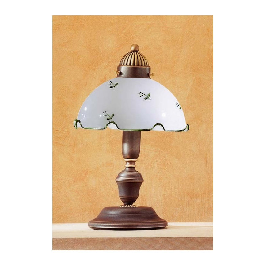 Kolarz 731.73.21 - Lámpara de mesa NONNA 1xE27/75W/230V verde
