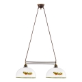 Kolarz 731.82.136 - Lámpara colgante NONNA 2xE27/75W/230V uvas/fresas
