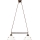 Kolarz 731.82.150 - Lámpara colgante con cable NONNA 2xE27/75W/230V, diseño de astas de ciervo en oro rosa