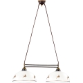 Kolarz 731.82.151 - Lámpara colgante con cable NONNA 2xE27/75W/230V, acabado oro rosa con motivo de ciervo