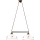Kolarz 731.82.151 - Lámpara colgante con cable NONNA 2xE27/75W/230V, acabado oro rosa con motivo de ciervo