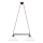 Kolarz 731.82.170 - Lámpara colgante con cable NONNA, 2xE27/75W/230V, diseño floral en oro rosa