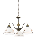 Kolarz 731.83.150 - Lámpara colgante con cadena NONNA 3xE27/75W/230V, diseño con motivos de ciervo, acabado oro rosa