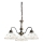 Kolarz 731.83.160 - Lámpara colgante con cadena NONNA 3xE27/75W/230V, diseño floral, oro rosa