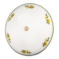 Kolarz 731.U14.4.116 - Plafón NONNA 4xE27/60W/230V diá. 54 cm limones