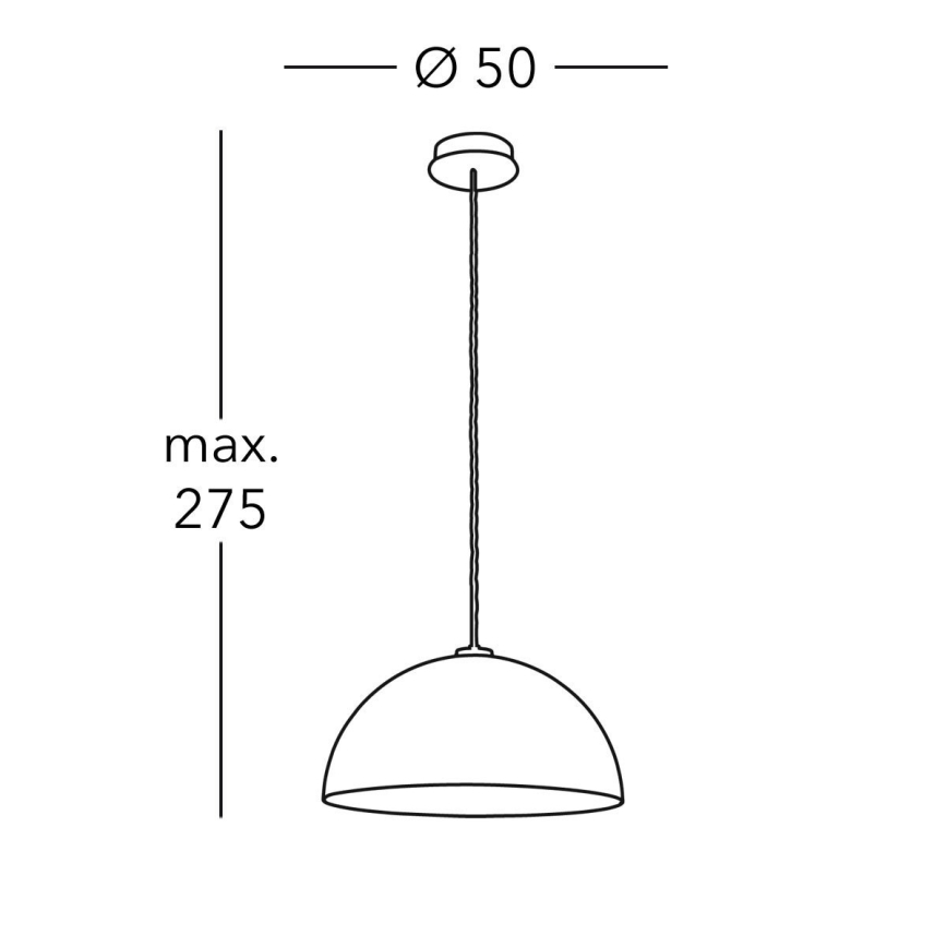 Kolarz A1339.31.Wm.VinAg/50 - Lámpara de araña en cadena CULT 1xE27/100W/230V d. 50 cm plata