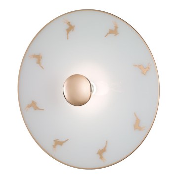 Kolarz A1353.61.XL.3.Au.100 - Aplique NONNA 1xE27/100W/230V ciervo 24K dorado