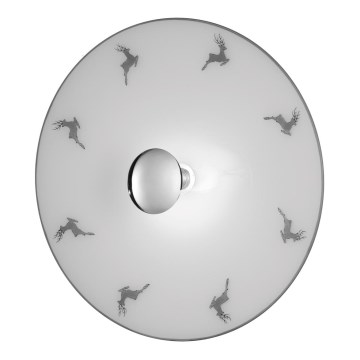 Kolarz A1353.61.XL.5.Gr.100 - Aplique NONNA 1xE27/100W/230V ciervo gris