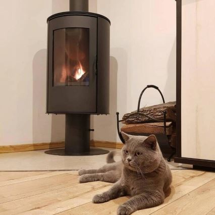 Kratki - Estufa de acero para chimenea 8kW 150mm