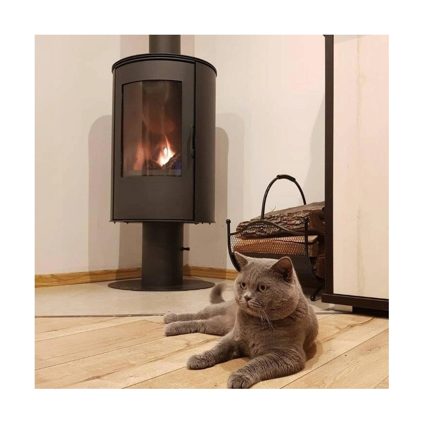 Kratki - Estufa de acero para chimenea 8kW 150mm