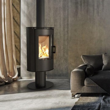 Kratki - Estufa de acero para chimenea 8kW 150mm