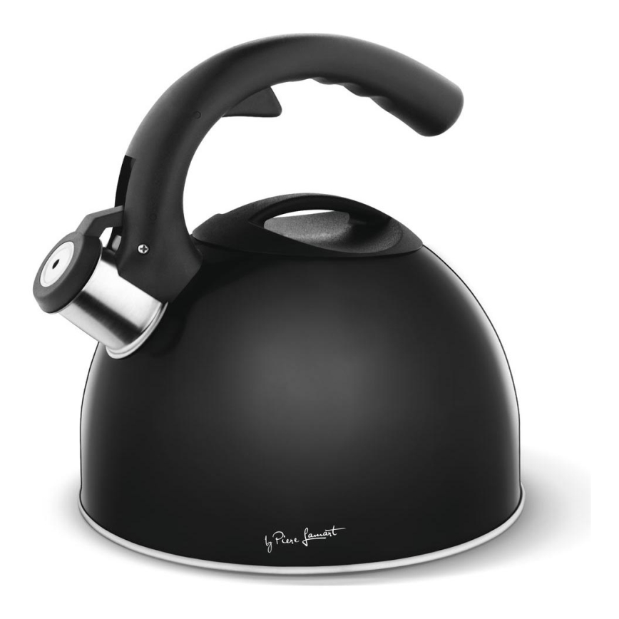 Lamart - Tetera 2 l negra/acero inoxidable