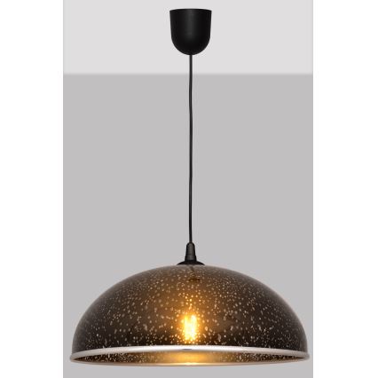 Lámpara Araña CIRCLE 1xE27/15W/230V negro