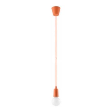 Lámpara Araña DIEGO 1xE27/60W/230V naranja