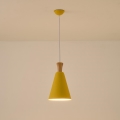 Lámpara colgante 1xE27/15W/230V amarillo diá. 20 cm
