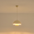 Lámpara colgante 1xE27/15W/230V color crema