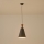 Lámpara colgante 1xE27/15W/230V gris diá. 20 cm