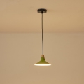 Lámpara colgante 1xE27/15W/230V verde