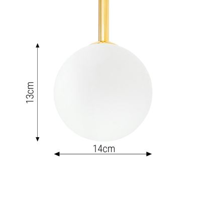 Lámpara colgante 6xE27/35W/230V dorado