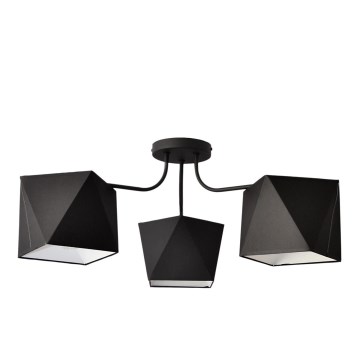 Lámpara colgante ADAMANT 3xE27/15W/230V negro